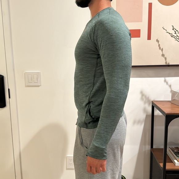 Nike Running Long Sleeve Men’s Dri-Fit Tee - Picture 3 of 5